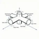 Diagram of a 6 Duct Wye