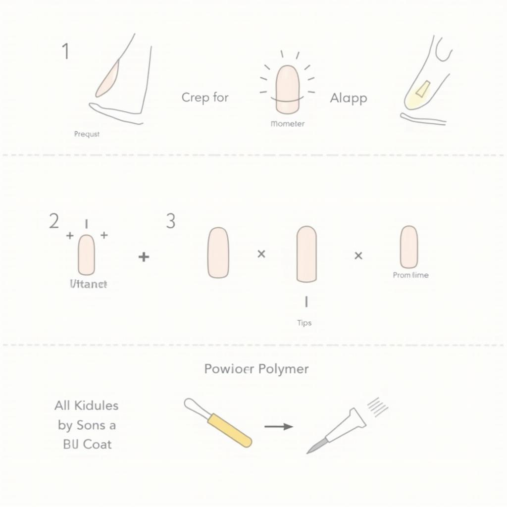 Acrylic Nail Application Process