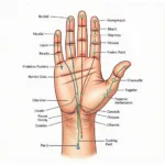 Acupuncture Point Chart for the Hand