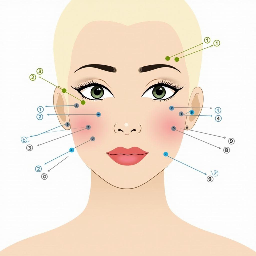 Acupuncture Points on the Face