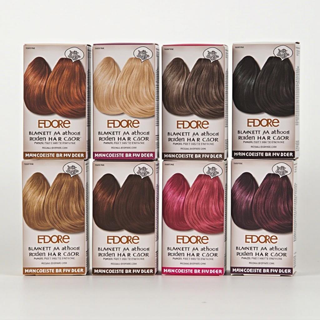 Variety of Adore Permanent Hair Color Shades