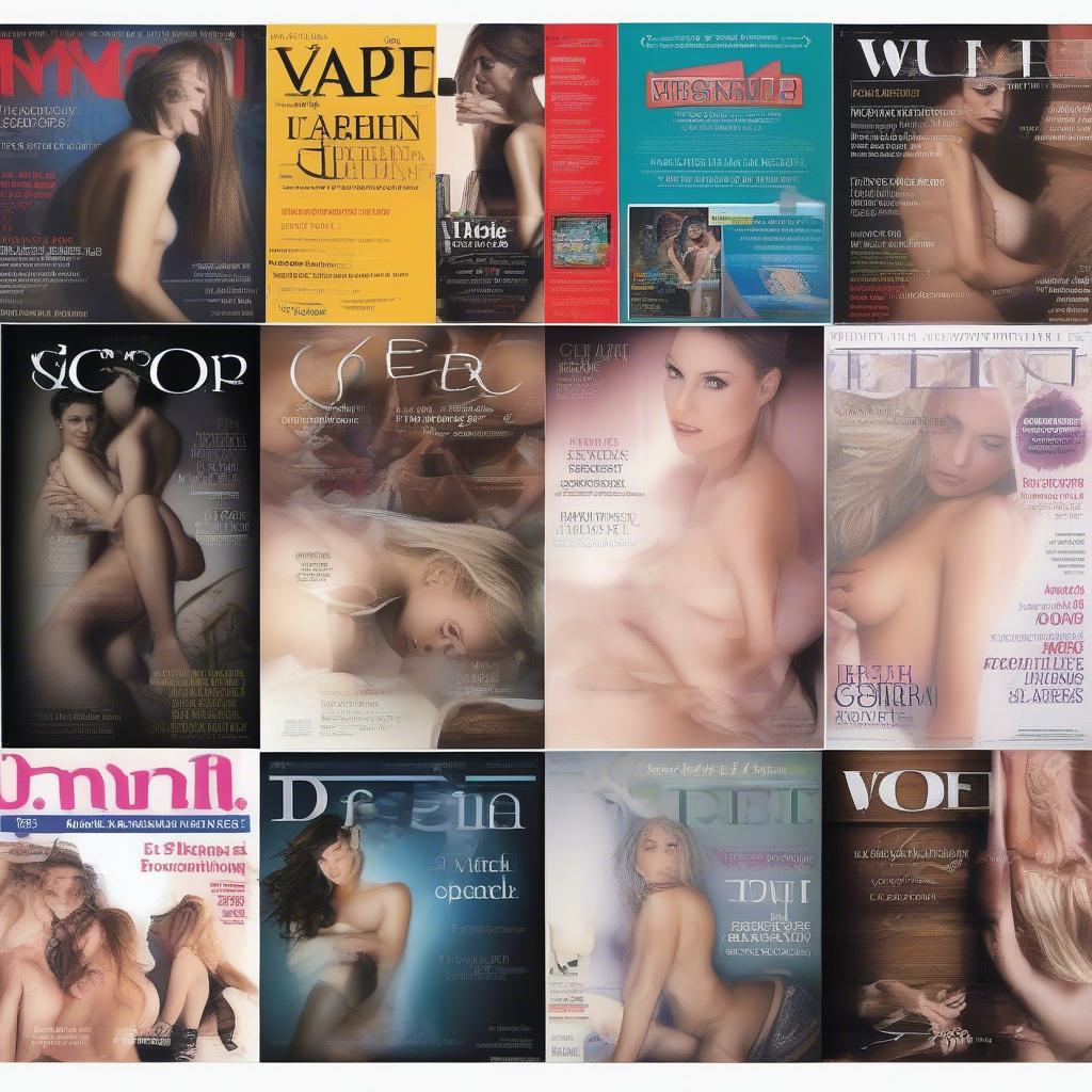 Adult Magazine Categories: Niche, Photography, Literature, Lifestyle