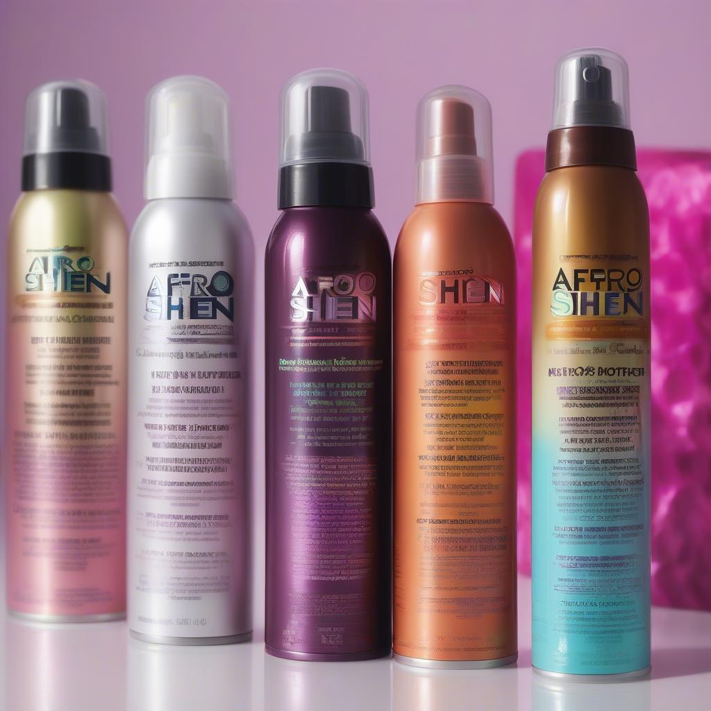 Different Types of Afro Sheen Hair Spray