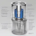 Airless Lotion Pump Mechanism Diagram