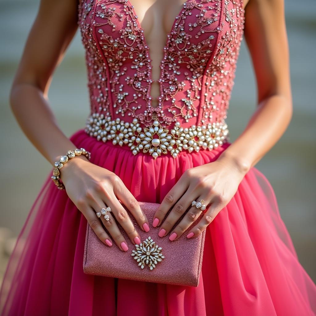 Accessorizing an Allure Prom Dress