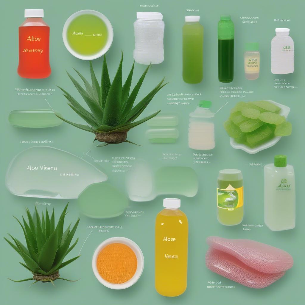 Aloe Vera Products: Inner Fillet and Whole Leaf Options