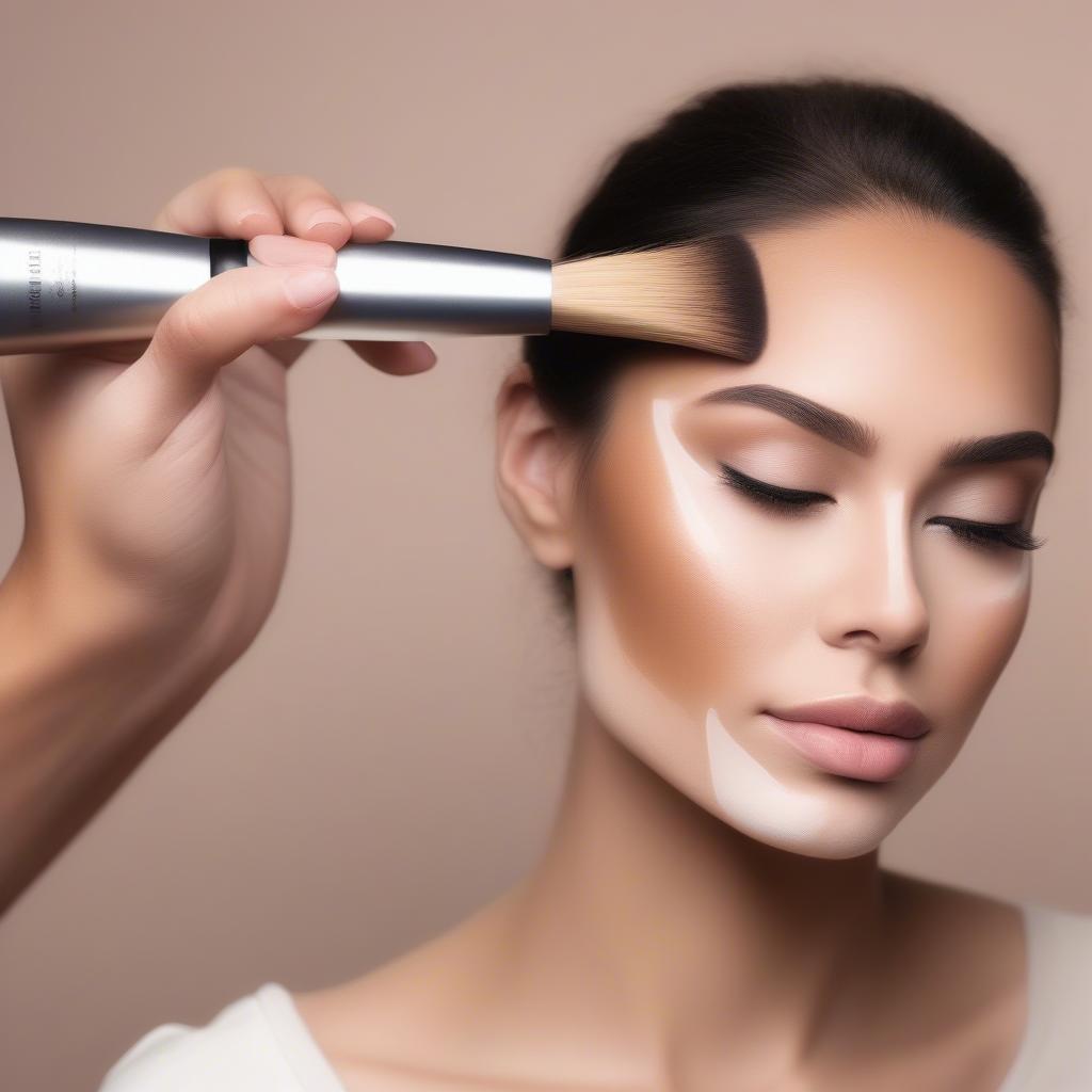 Contouring with an Angled Brush