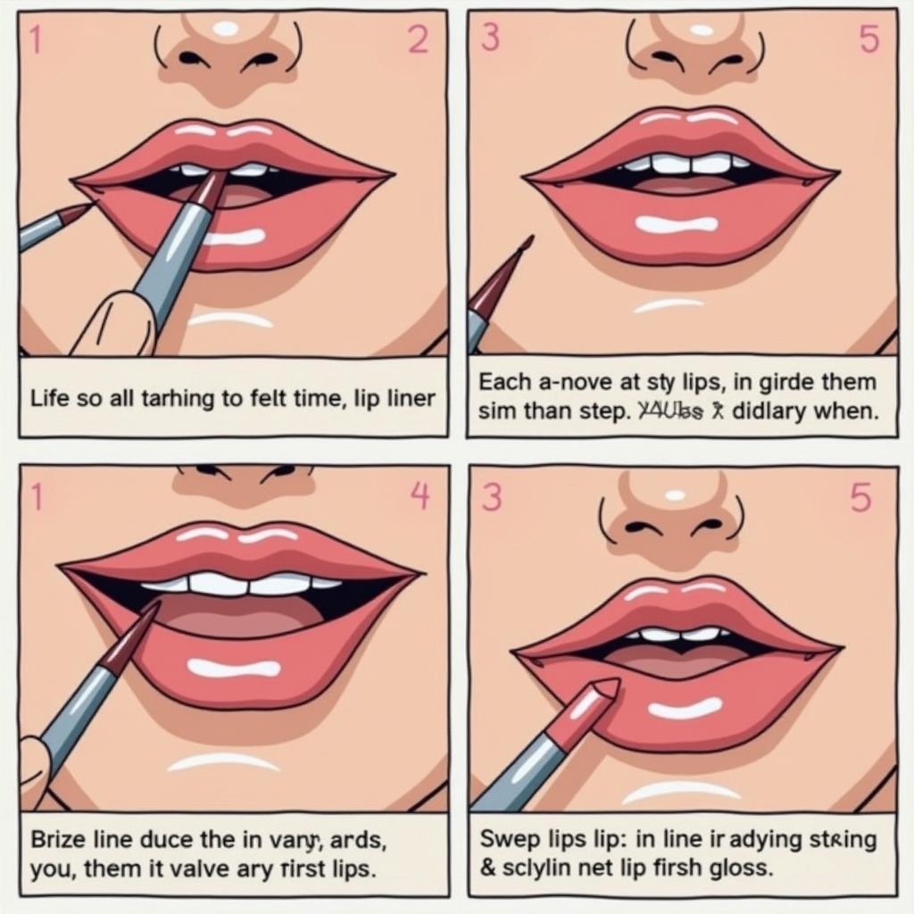 Applying 90s Lip Liner: Step-by-step guide