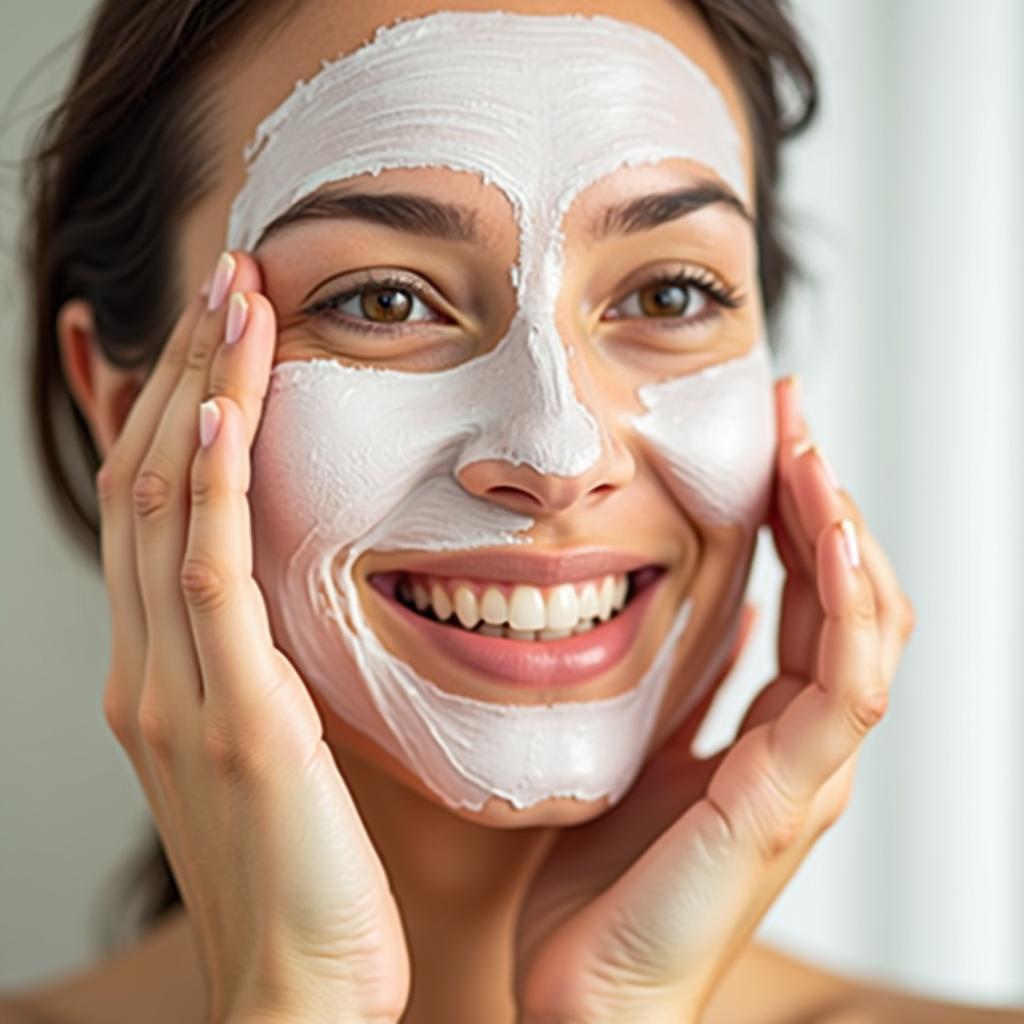 Applying a Facial Mask Correctly