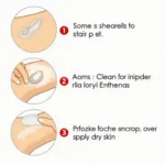 Applying Adhesive Nipples Correctly