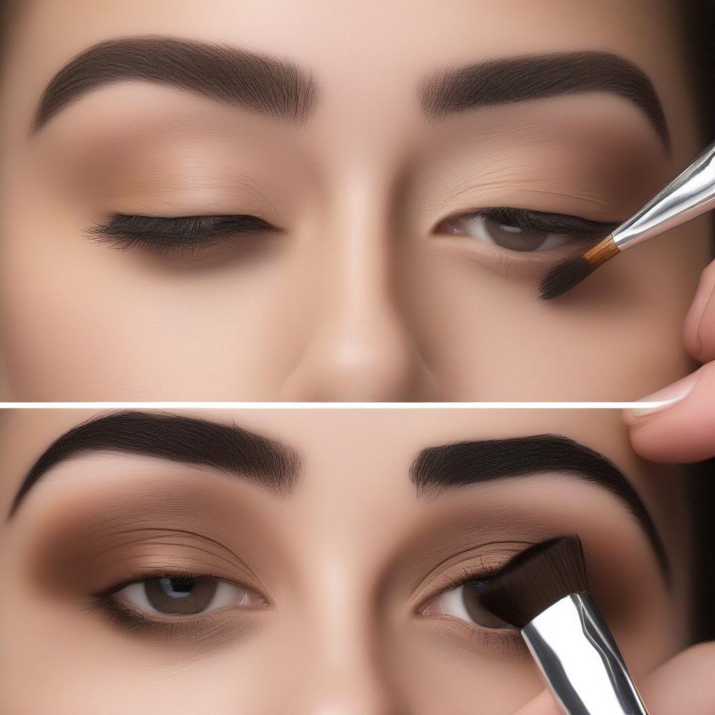 Applying Anastasia Beverly Hills Dipbrow Pomade