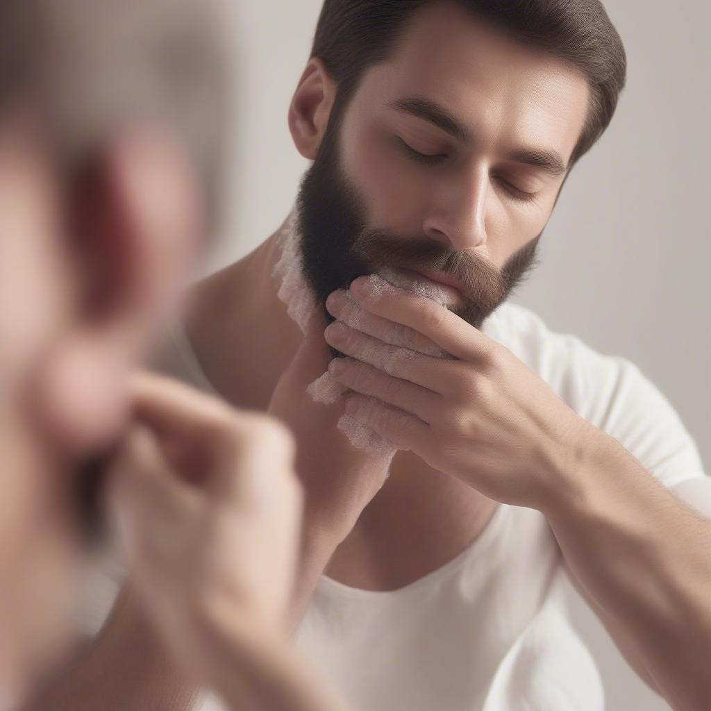 Correctly Applying Beard Exfoliator to Prevent Ingrown Hairs