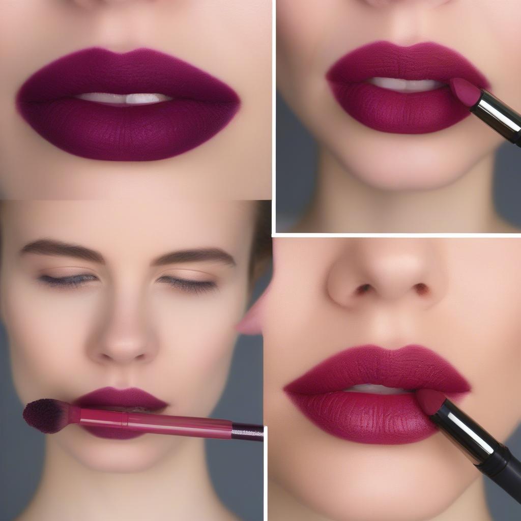 How to Apply Berry Lipstick