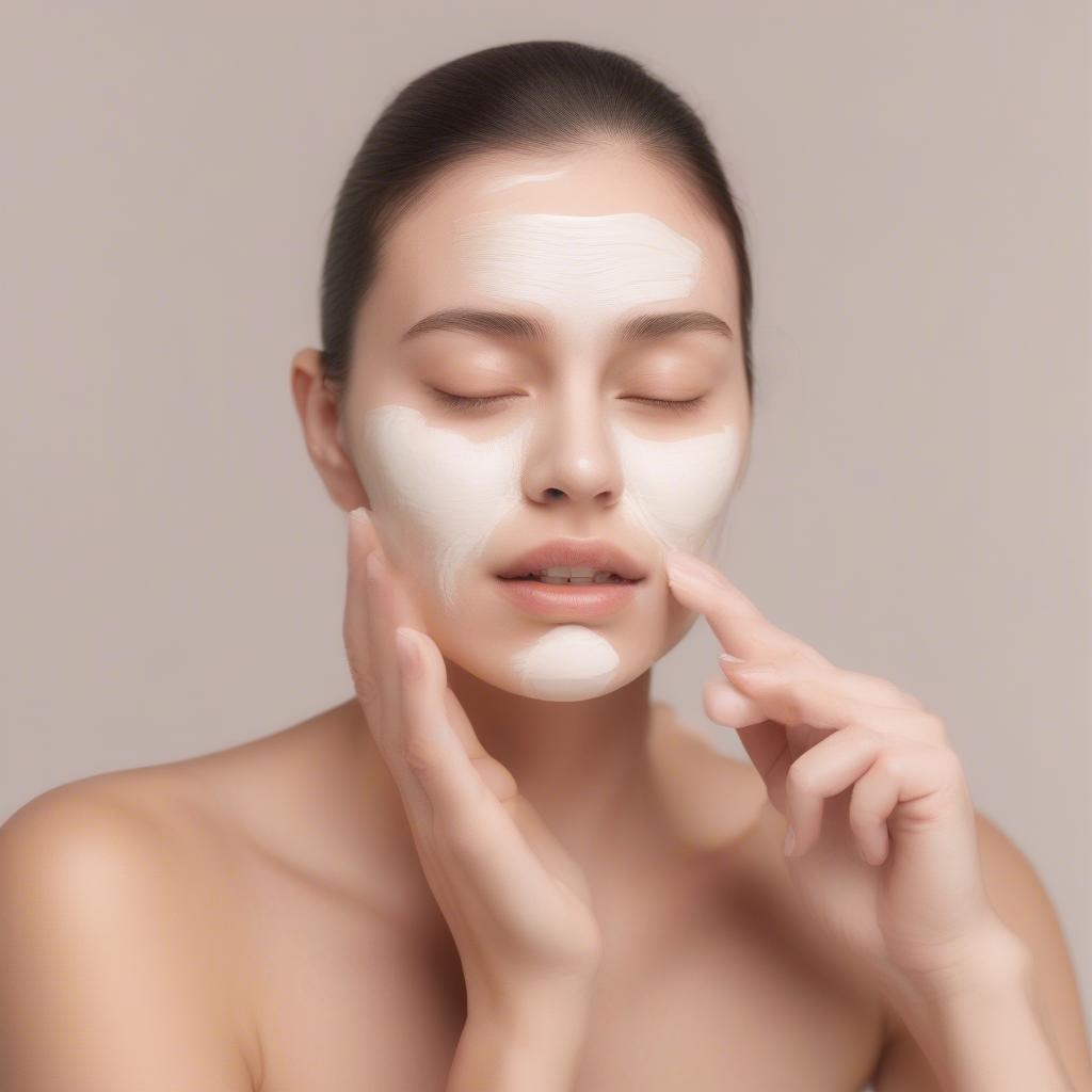 Proper Face Cream Application Technique