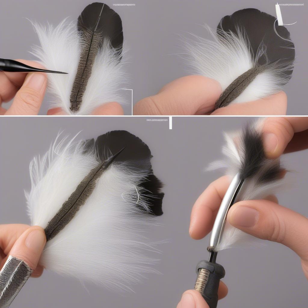 Step-by-Step Guide to Applying Hair Feathers