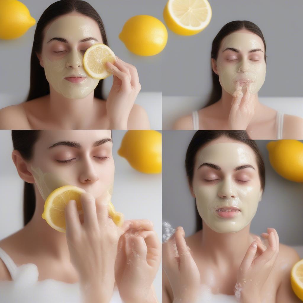 Applying a Lemon Mask Correctly