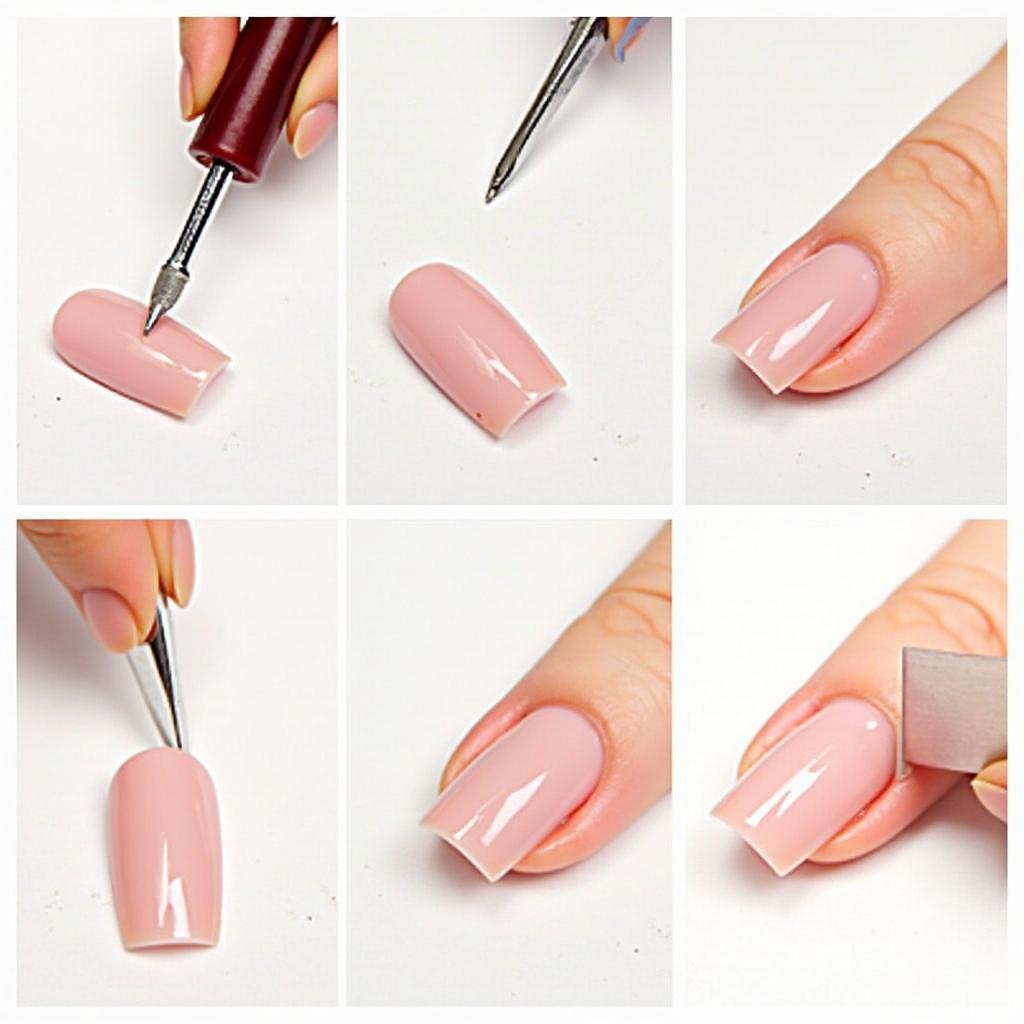 Steps to Apply Long Nail Tips