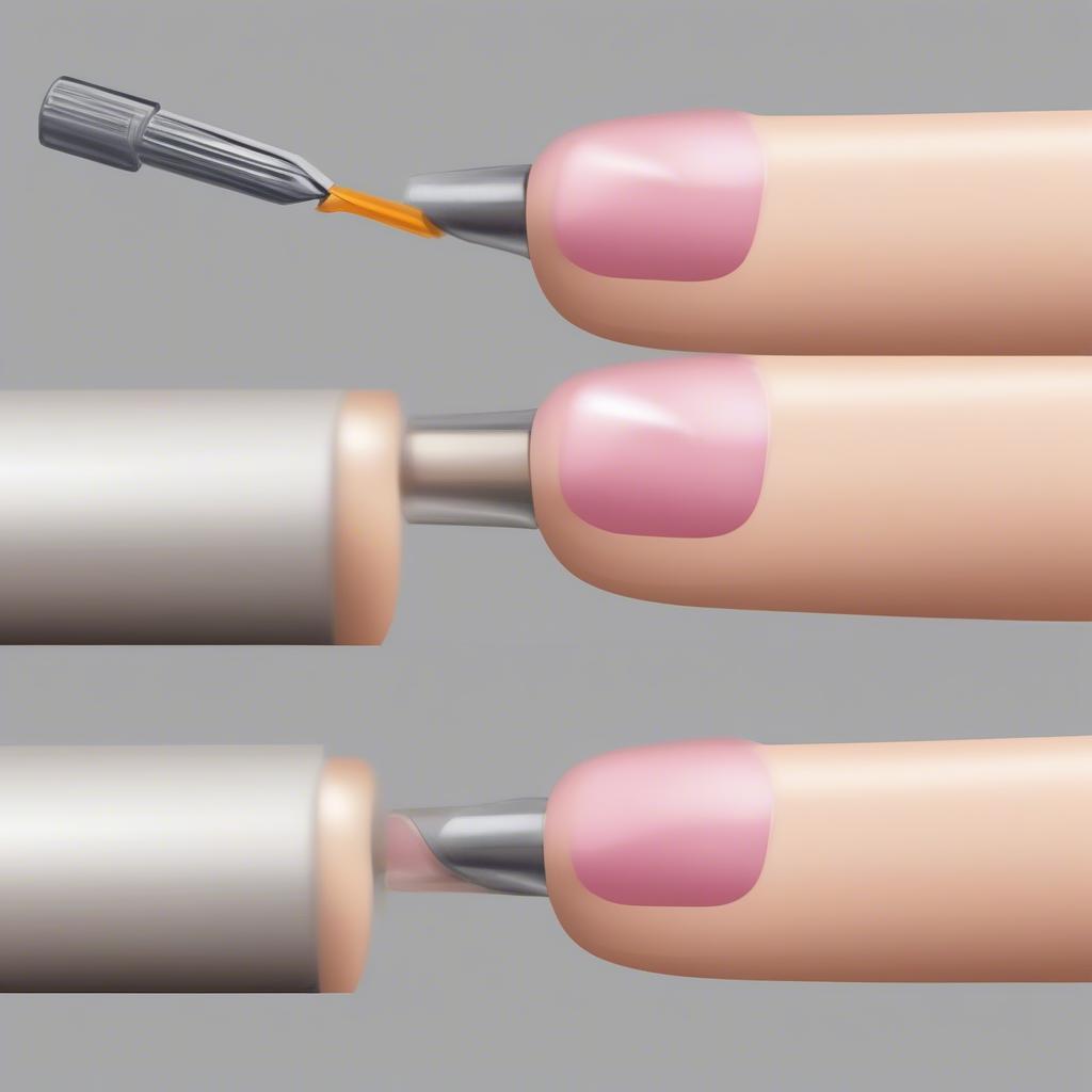 Correctly Applying Nail Glue to False Nail Tips for a Secure and Long-Lasting Manicure