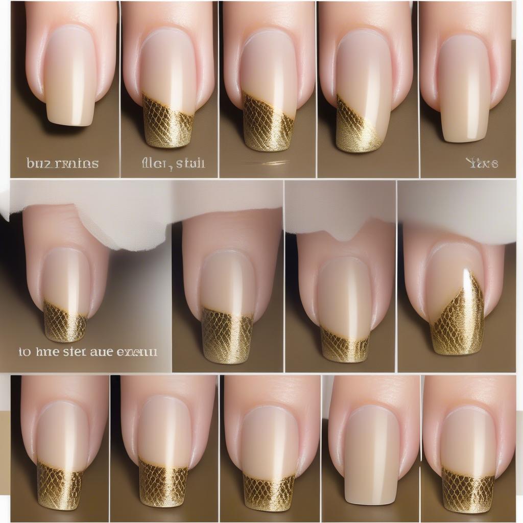 Steps to Apply Snake Press On Nails