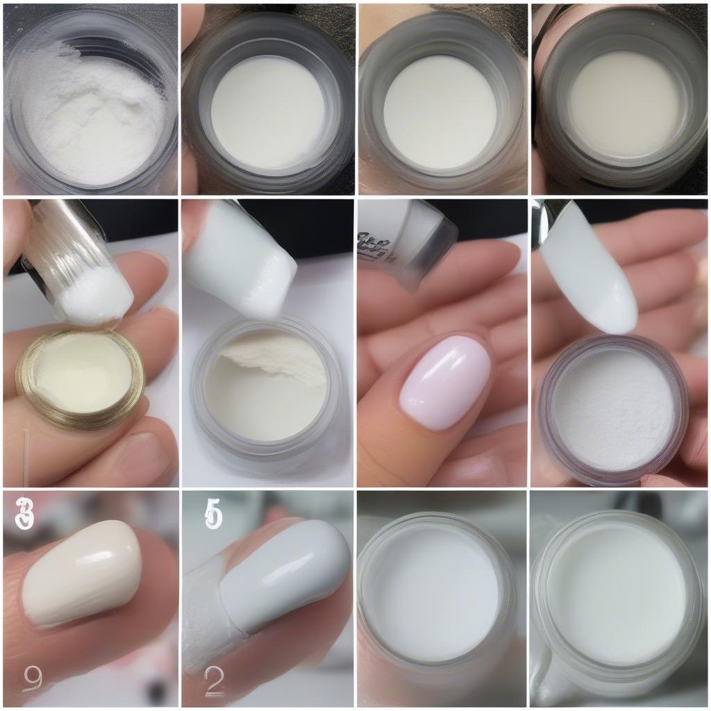 Step-by-Step White Dip Powder Application