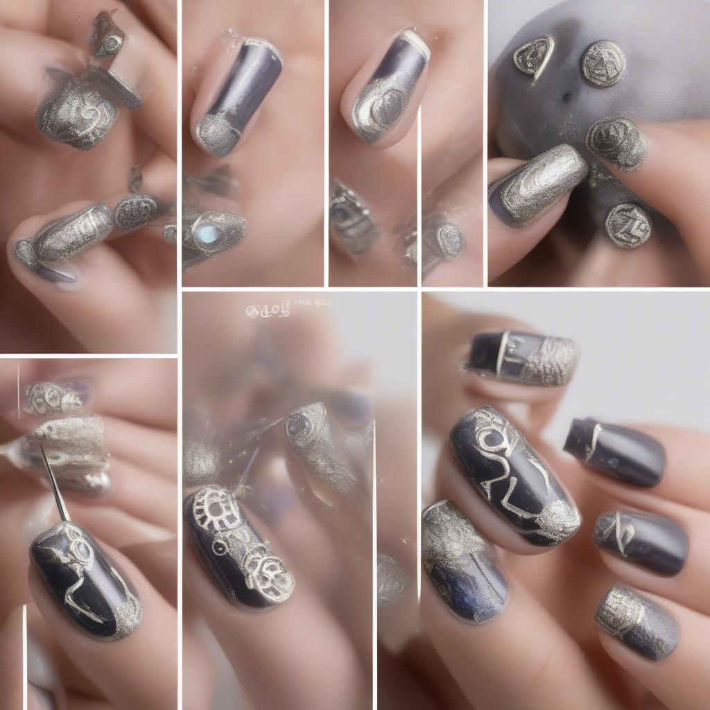 How to Apply Zodiac Nail Charms