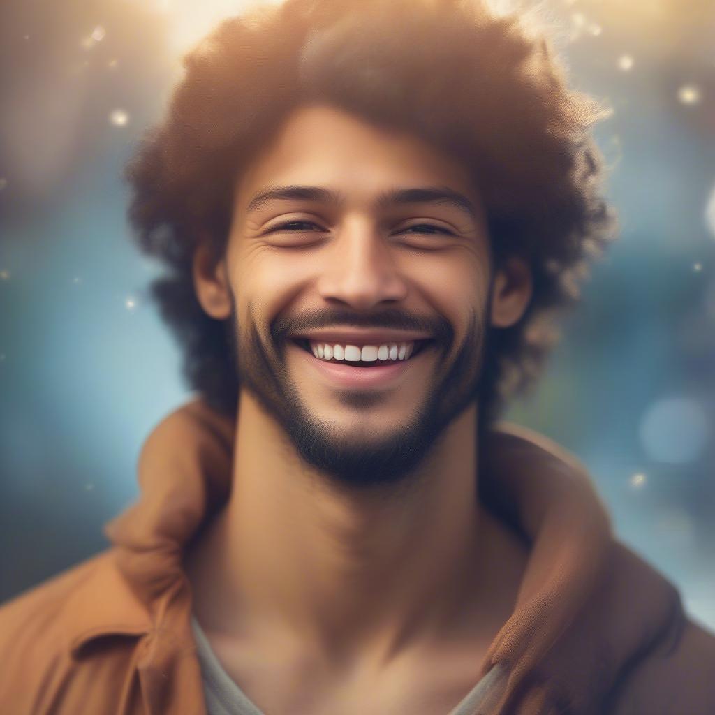 Smiling Aquarius Man