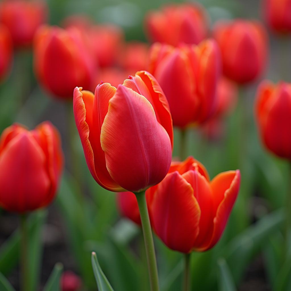 Aries: Tulips and Honeysuckle