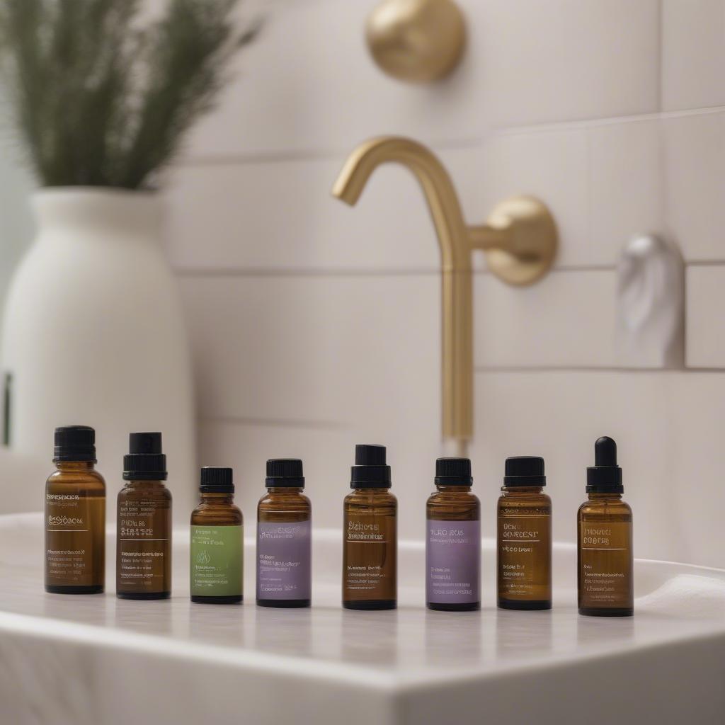 Essential Oils for Aromatherapy Steam Shower