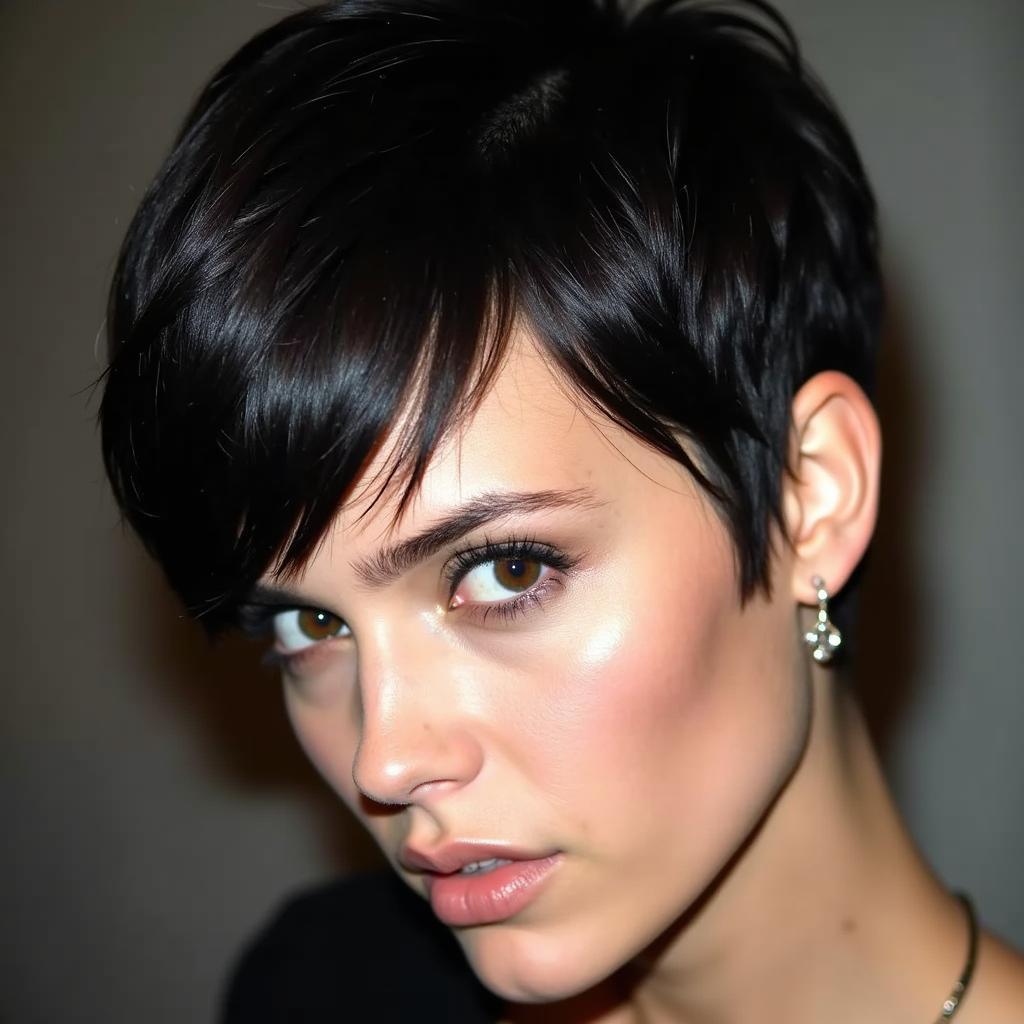 Ashlee Simpson's Edgy Pixie Cut