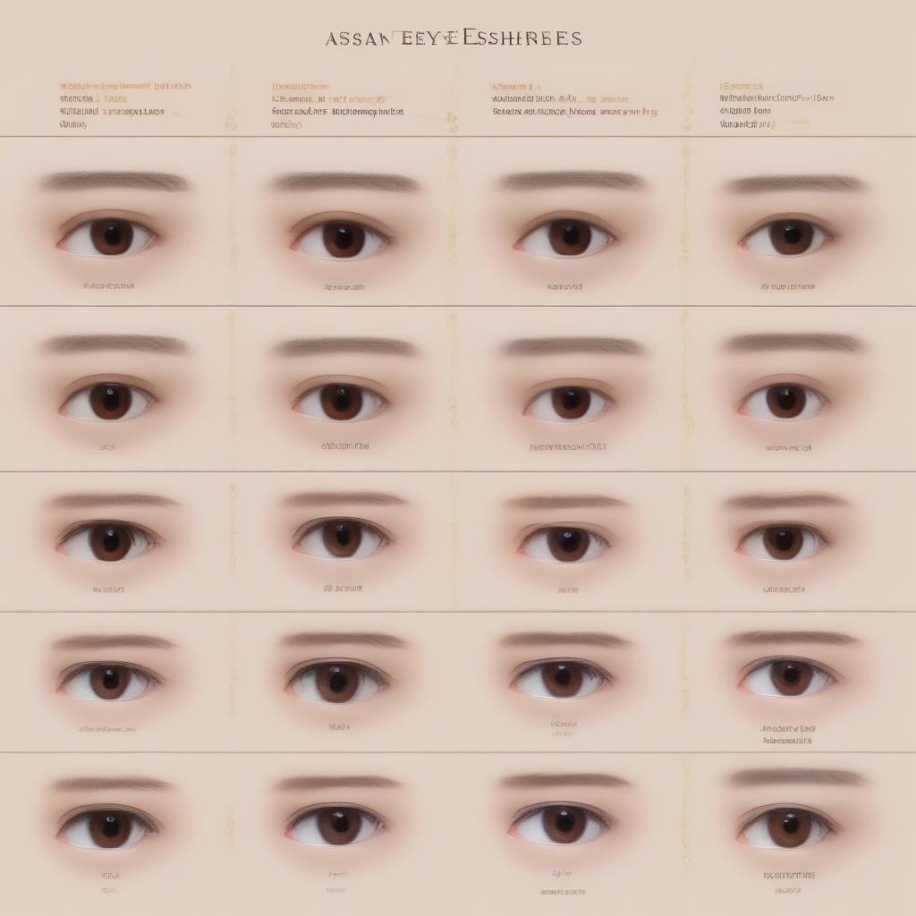 Different Asian Eye Shapes and Suitable Lash Extensions