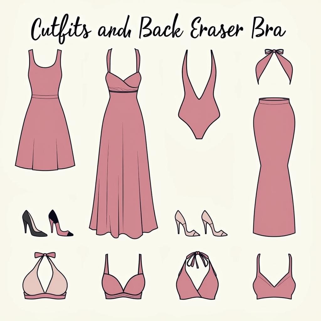 Back Eraser Bra with Different Outfits