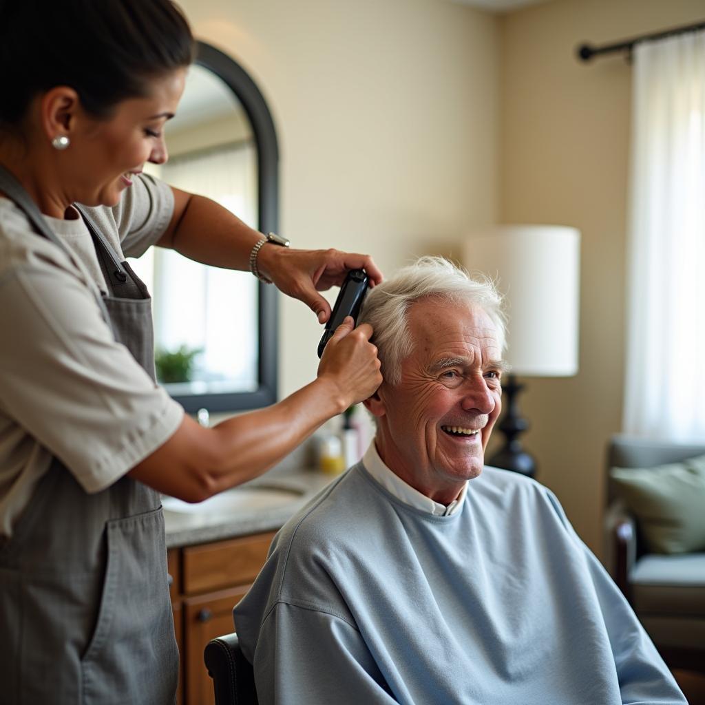 Barber Services in Senior Living