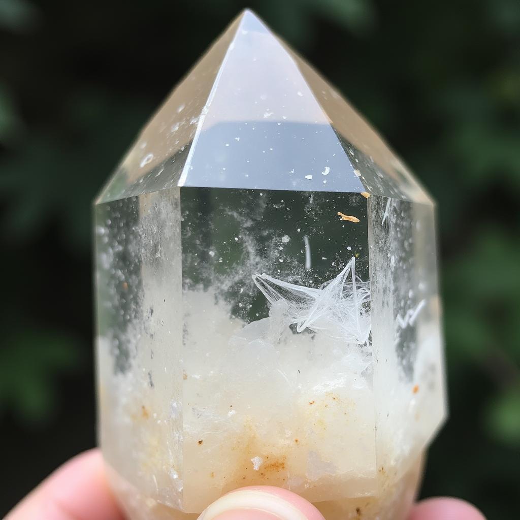 Clear Quartz Crystal in its Natural State