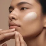 Applying BB Texture Cream