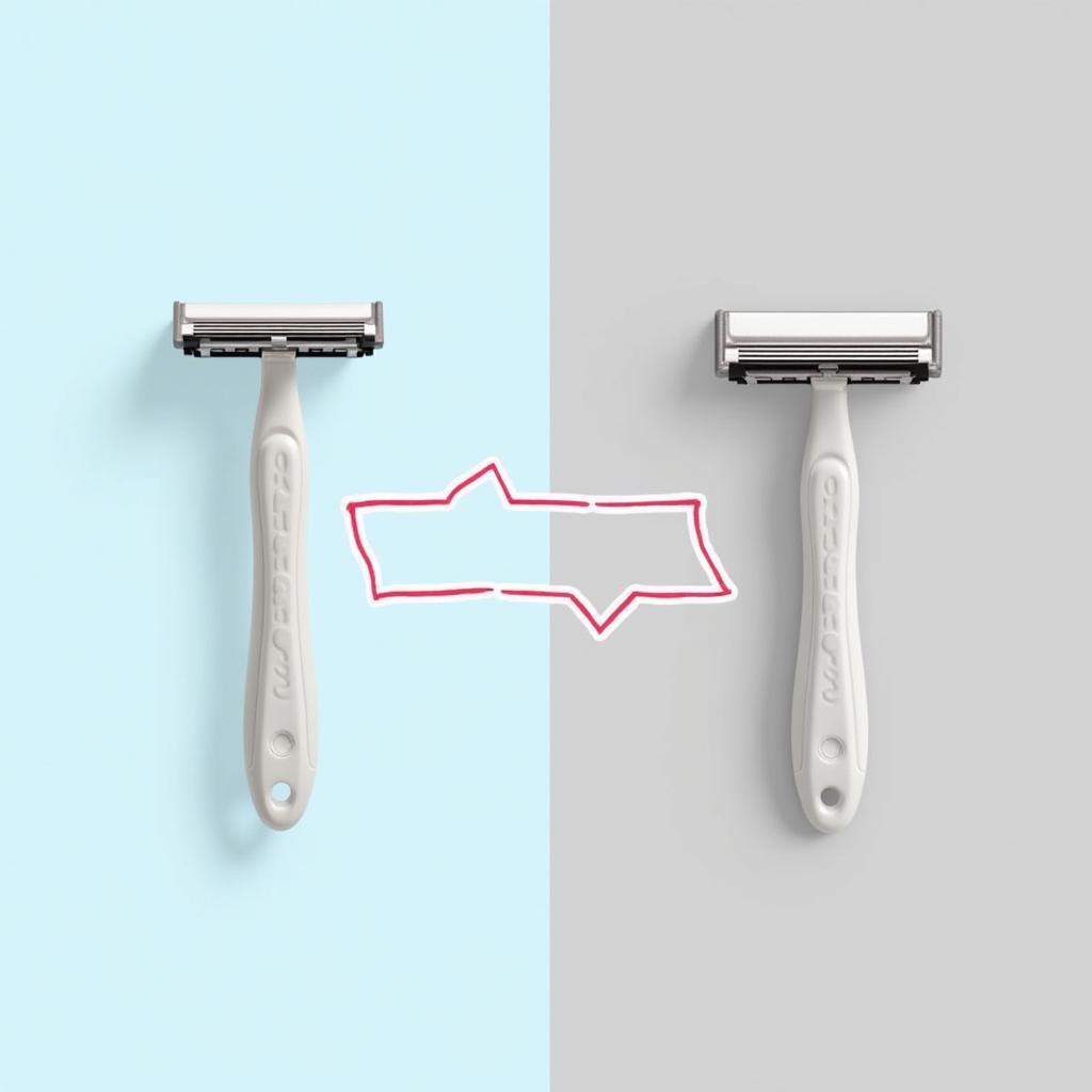 Comparison of Bendable and Traditional Razor Blades