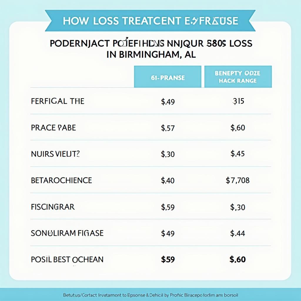 Birmingham, AL Hair Loss Dermatologist Cost