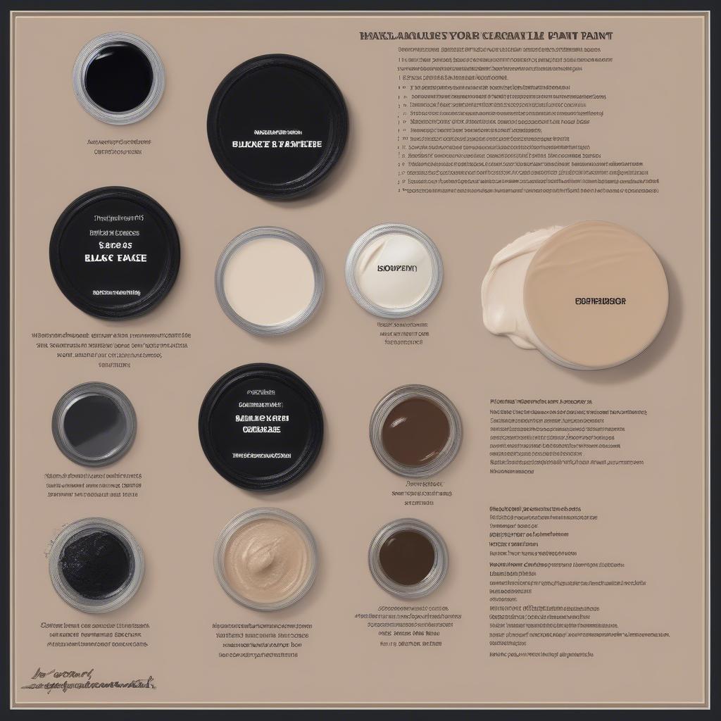 Different Types of Black Face Paint