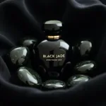 Black Jade Perfume Bottle in a Luxurious Setting