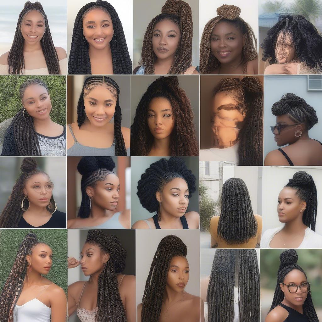 Protective styles for black hair on vacation