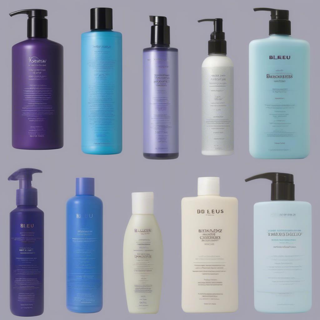 Types of Bleu Shampoo