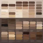 Blonde Eyelash Extension Color Chart