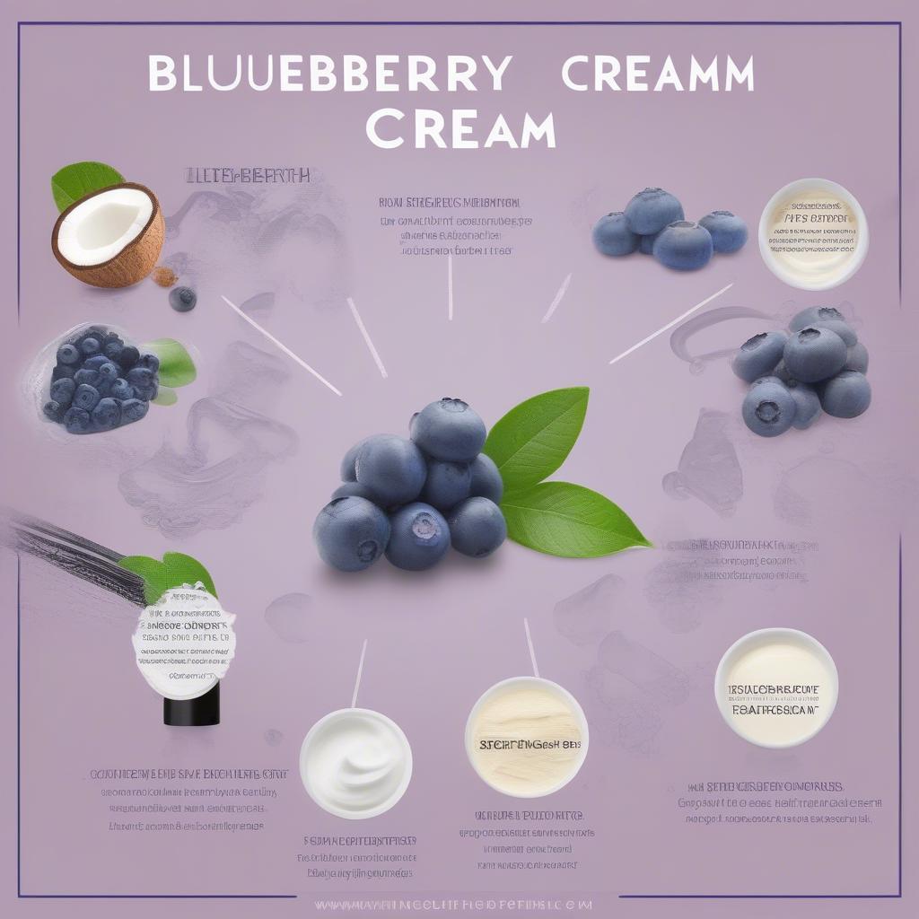 Ingredients of Blueberry Curl Cream