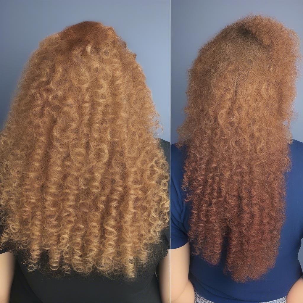 Results of Using Blueberry Curl Cream