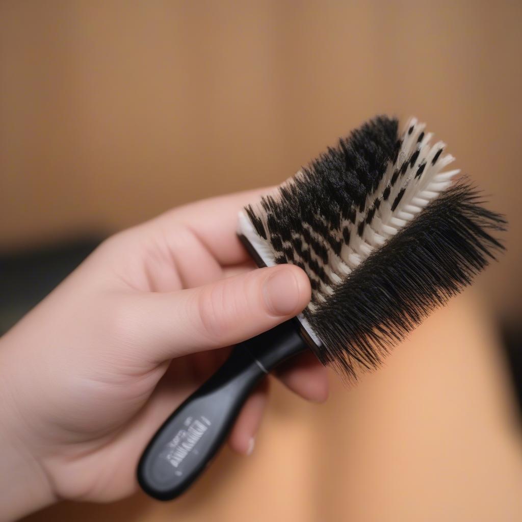 Using a Boar Bristle Brush