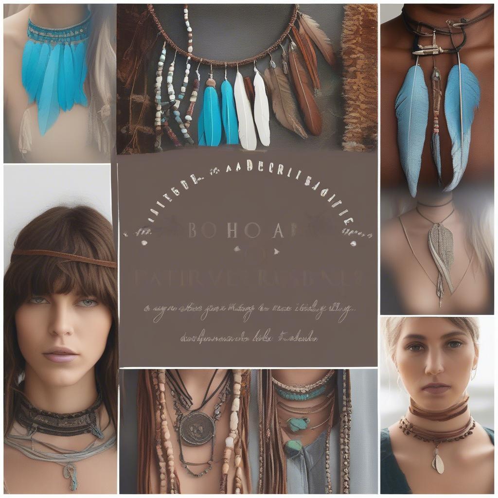 Boho Choker Necklace Variety