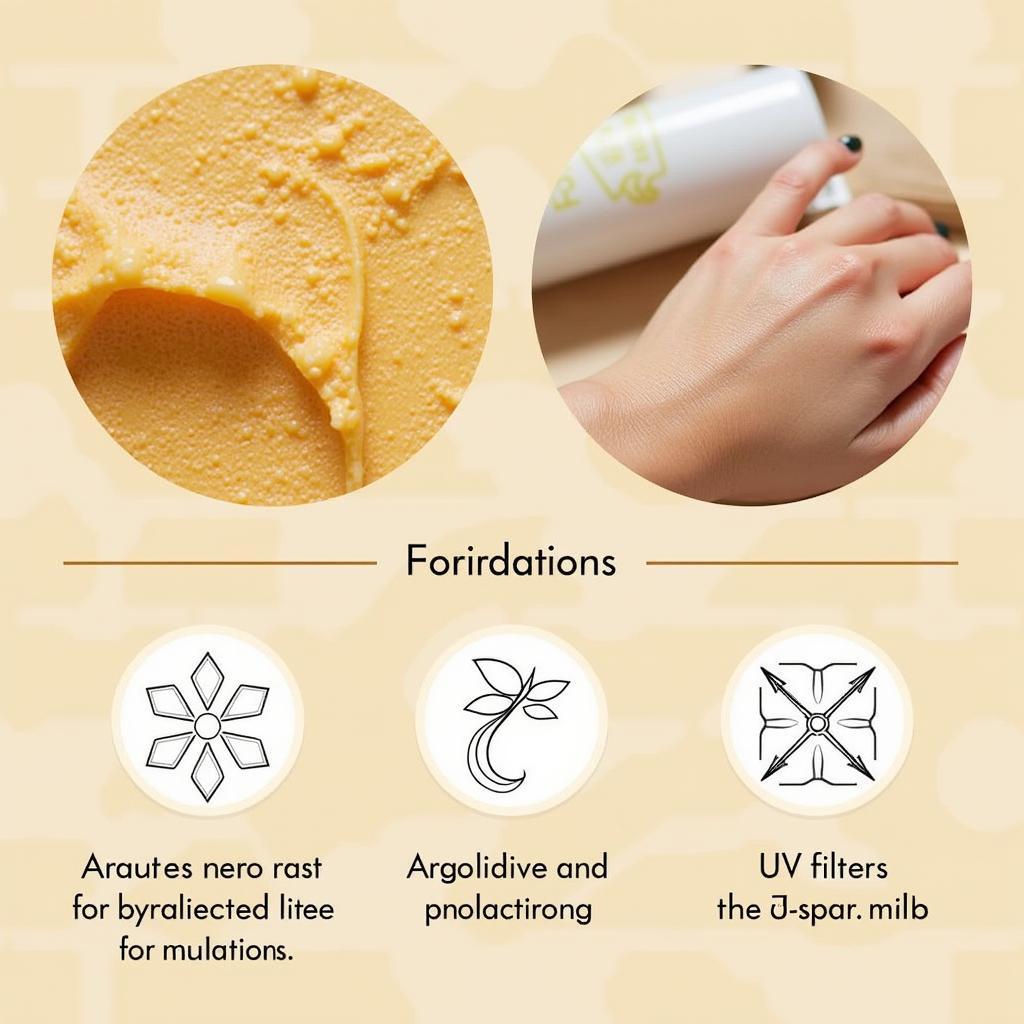 Close-up of Brazilian sunscreen ingredients and advanced technology