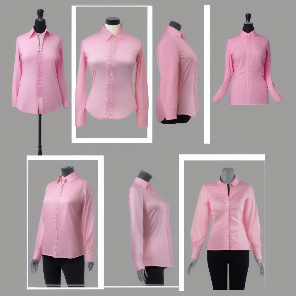 Breast Cancer Blouse with Front Closures