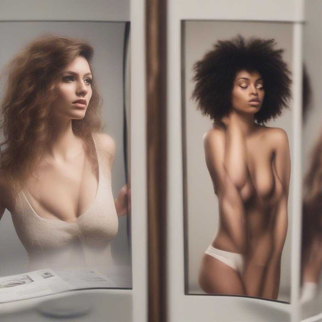 Influence of breasty models on body image perceptions