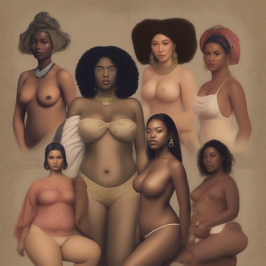 Cultural variations in the portrayal of breasty models