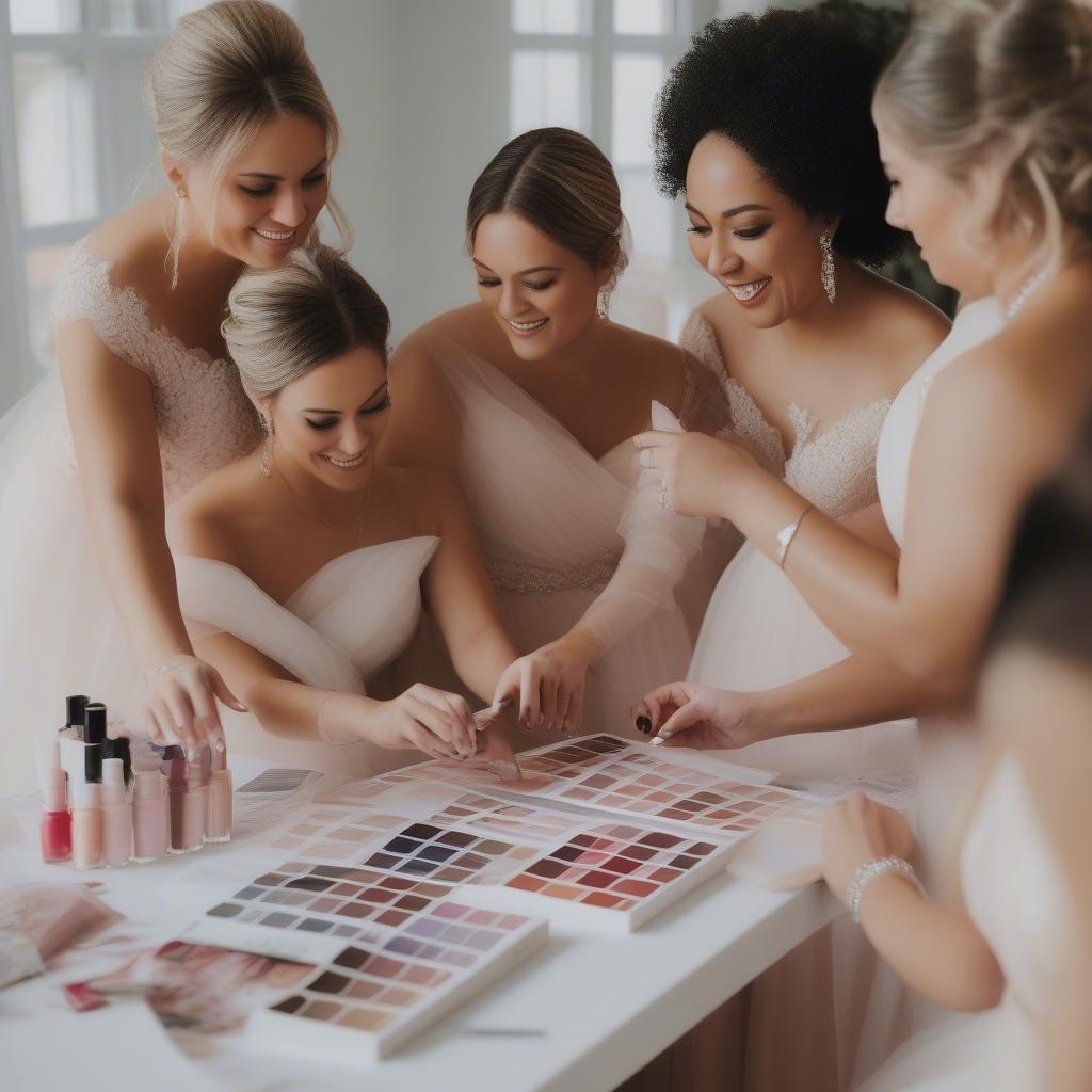 Bridal Party Consulting with Nail Technician